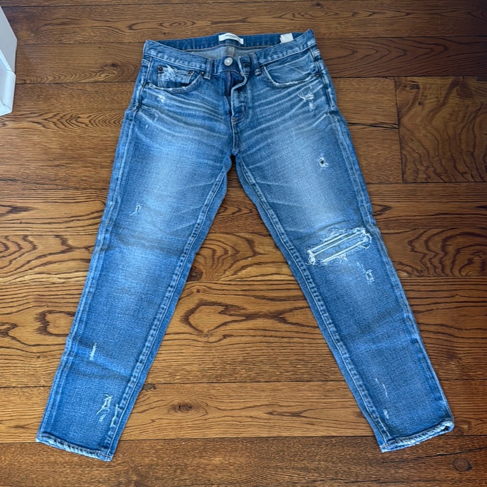 Moussy Blue Ankle & Cropped Jeans